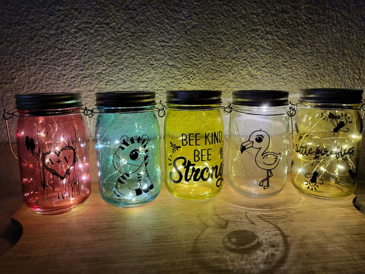 Bunte Solarlampe Nachtlicht personalisiert für Kinder, Freunde, Liebende, Valentinstag, Geschenk, Dekoration, Garten, Kinderzimmer