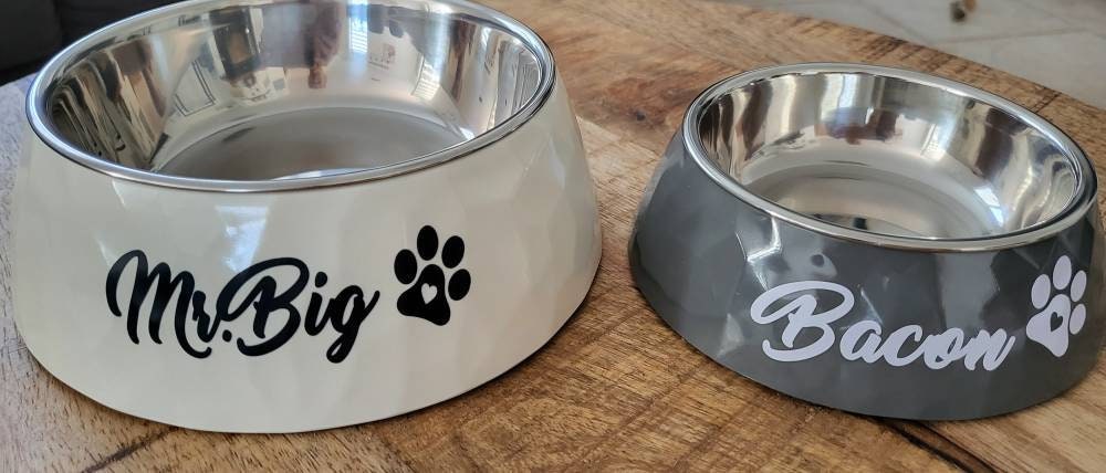 Hundenapf, Katzennapf, Fressnapf personalisiert mit Namen und Wunschmotiv