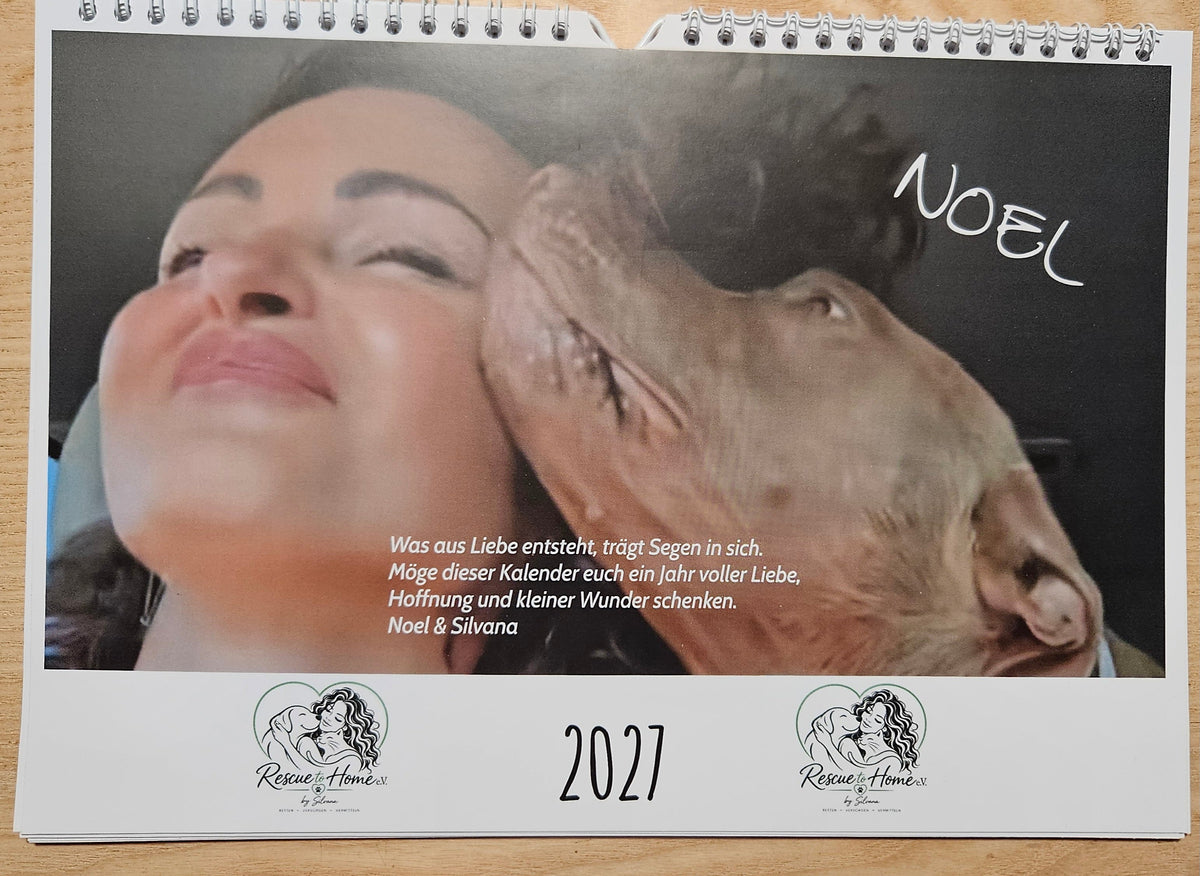Der Kalender der hilft!!! Noel & Silvana by Rescue to Home